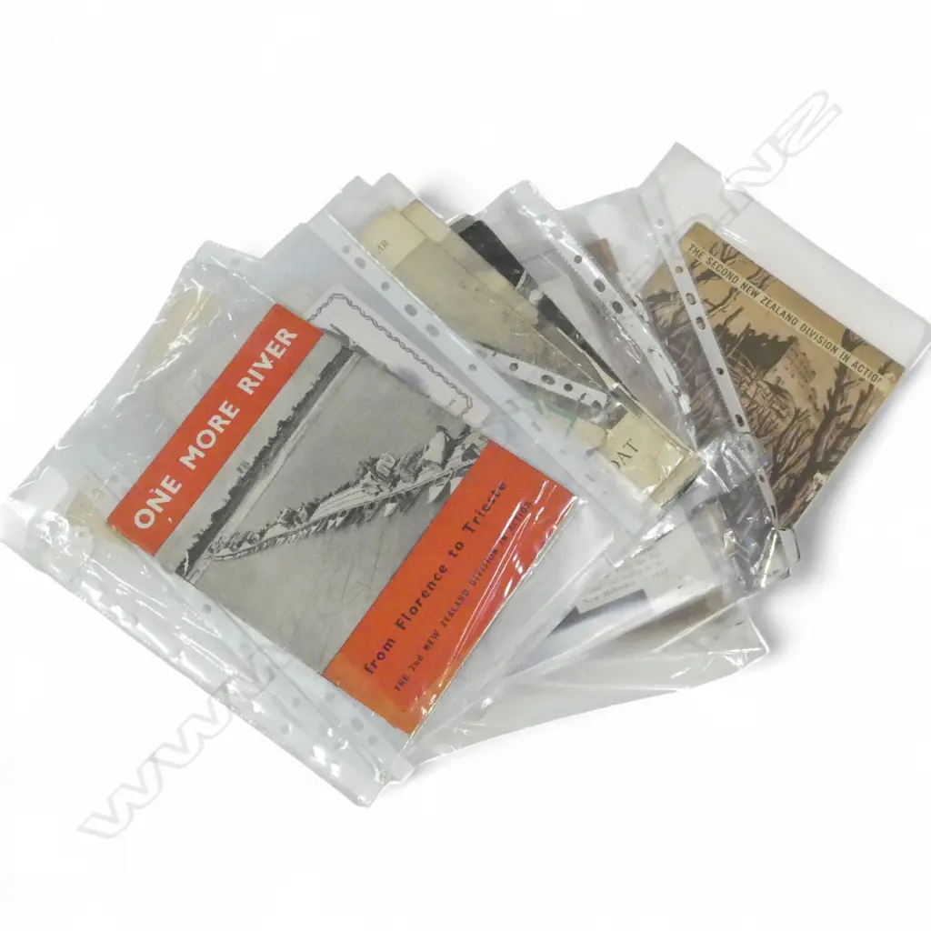 NZ MILITARY EPHEMERA, CARDS, PHOTOS ETC Image 1++