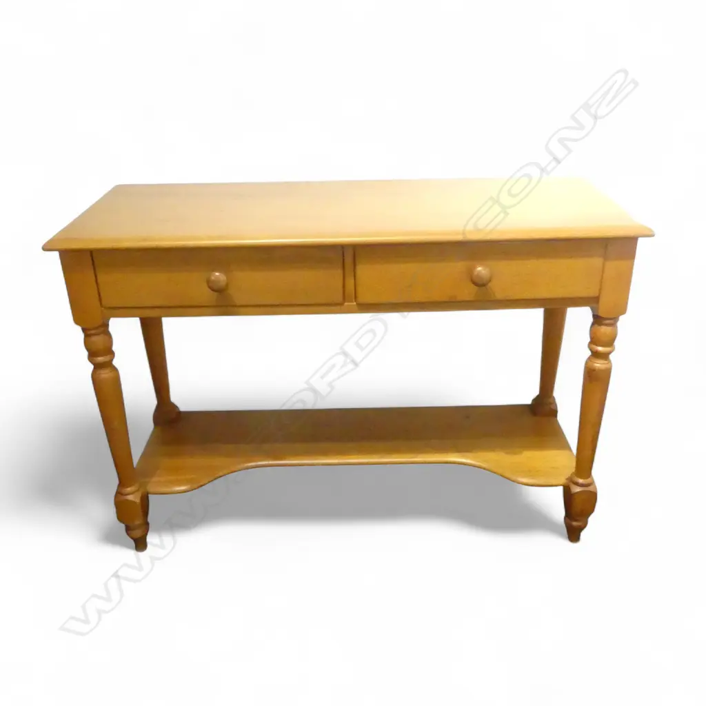 COLONIAL STYLE TABLE w. 2 DRAWERS Image 1++