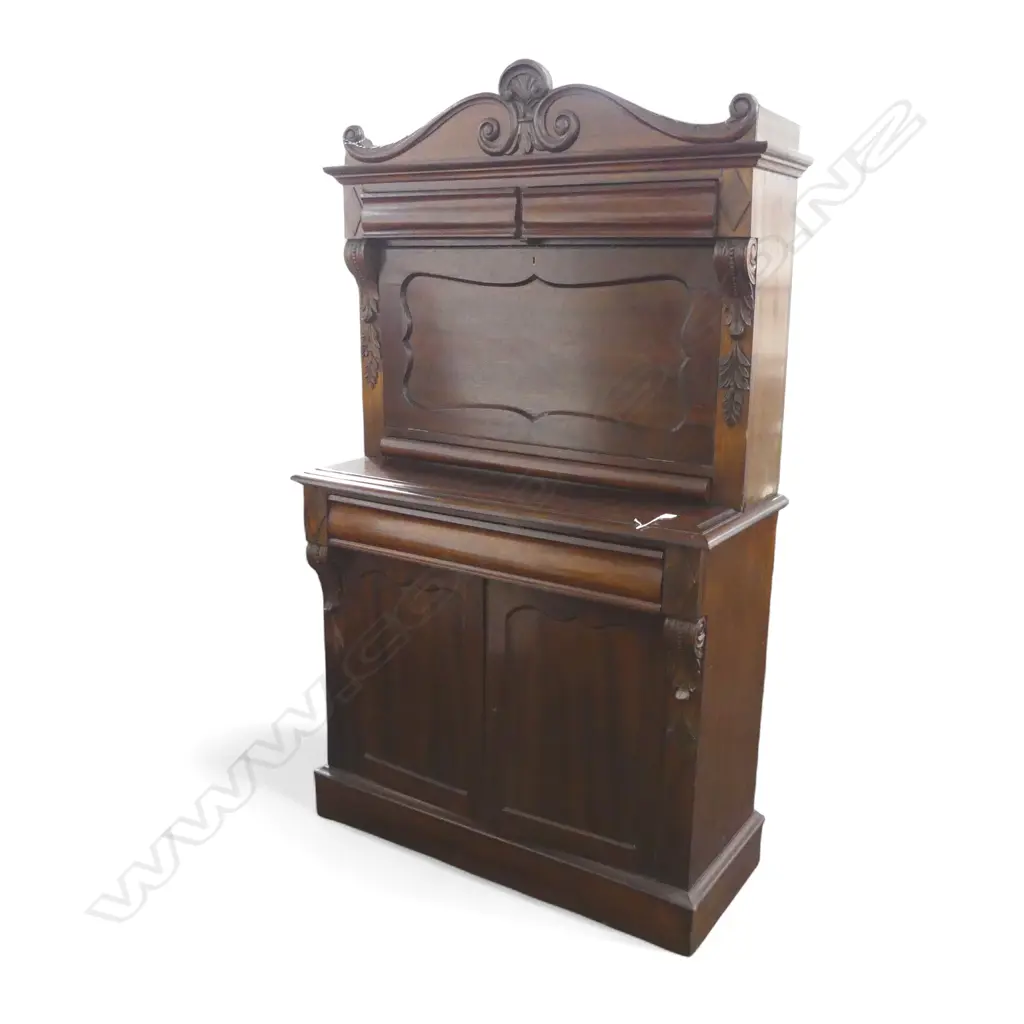 MAHOGANY SECRATAIRE A ABBATANT 1070x480x1830mm Image 1++