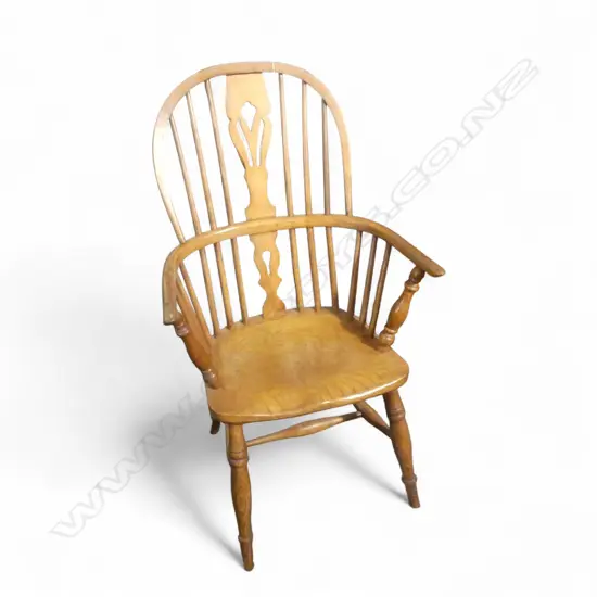 19thC ASH & ELM WINDSOR CHAIR