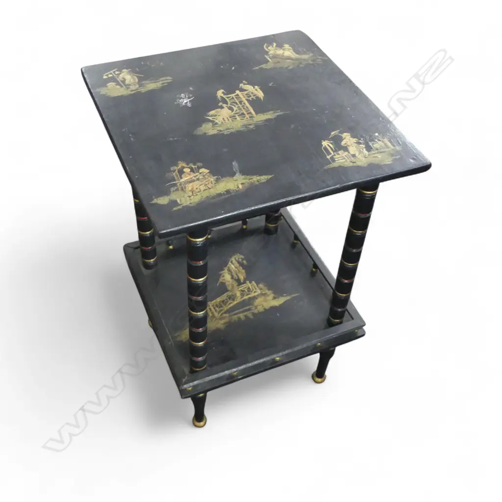 EDWARDIAN CHINOISERIE SIDE TABLE 430 x 445 x 690mm Image 1++