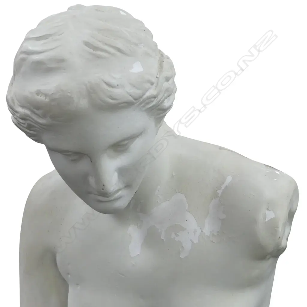 A PLASTER GRECIAN FIGURINE  1010 mm (H) Image 1++