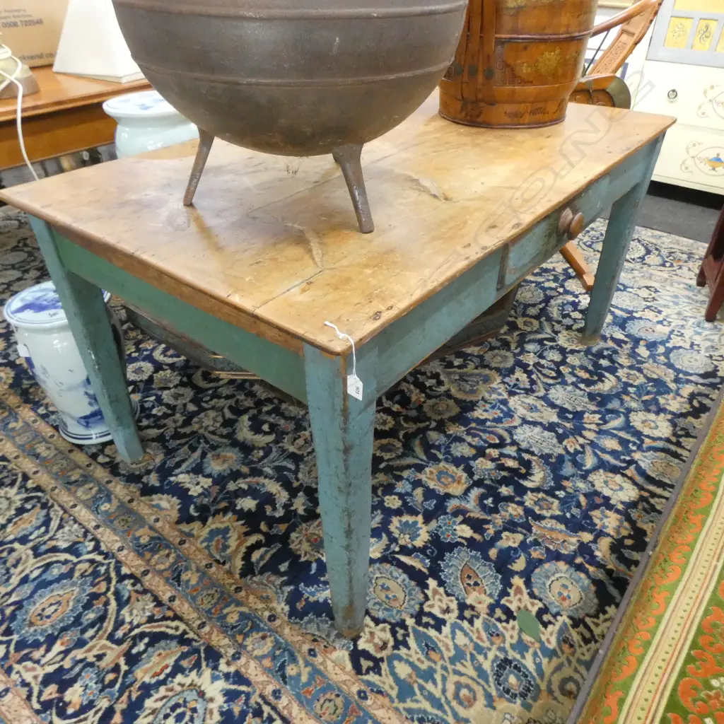 DISTRESSED COUNTRY TABLE from THE BAROSSA VALLEY  1290x850x740mm Image 1++