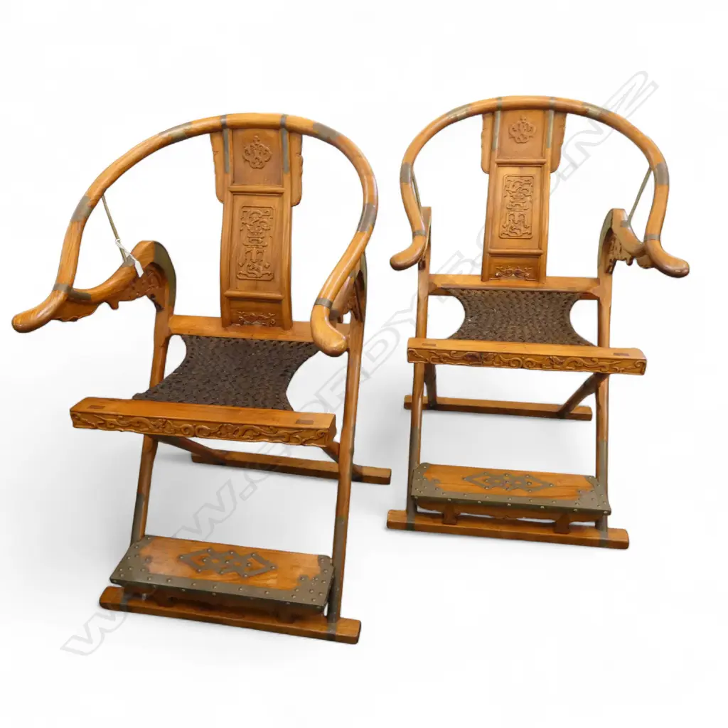 PR CHINESE FOLDING WISHBONE ARMCHAIRS Image 1++