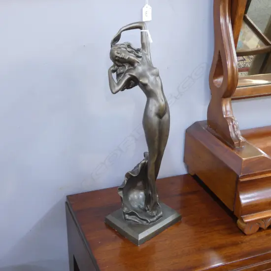 20th C. BRONZE SCULPTURE OF VENUS 430 mm (H)
