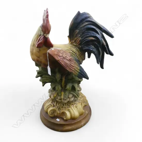 CAST COMPOSITE COCKEREL H.550mm