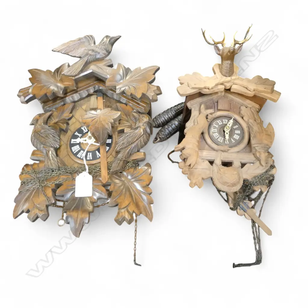 2 CUCKOO CLOCKS Image 1++