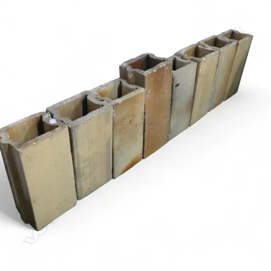 8 salt glazed grumb brick oblong pipes l450mm