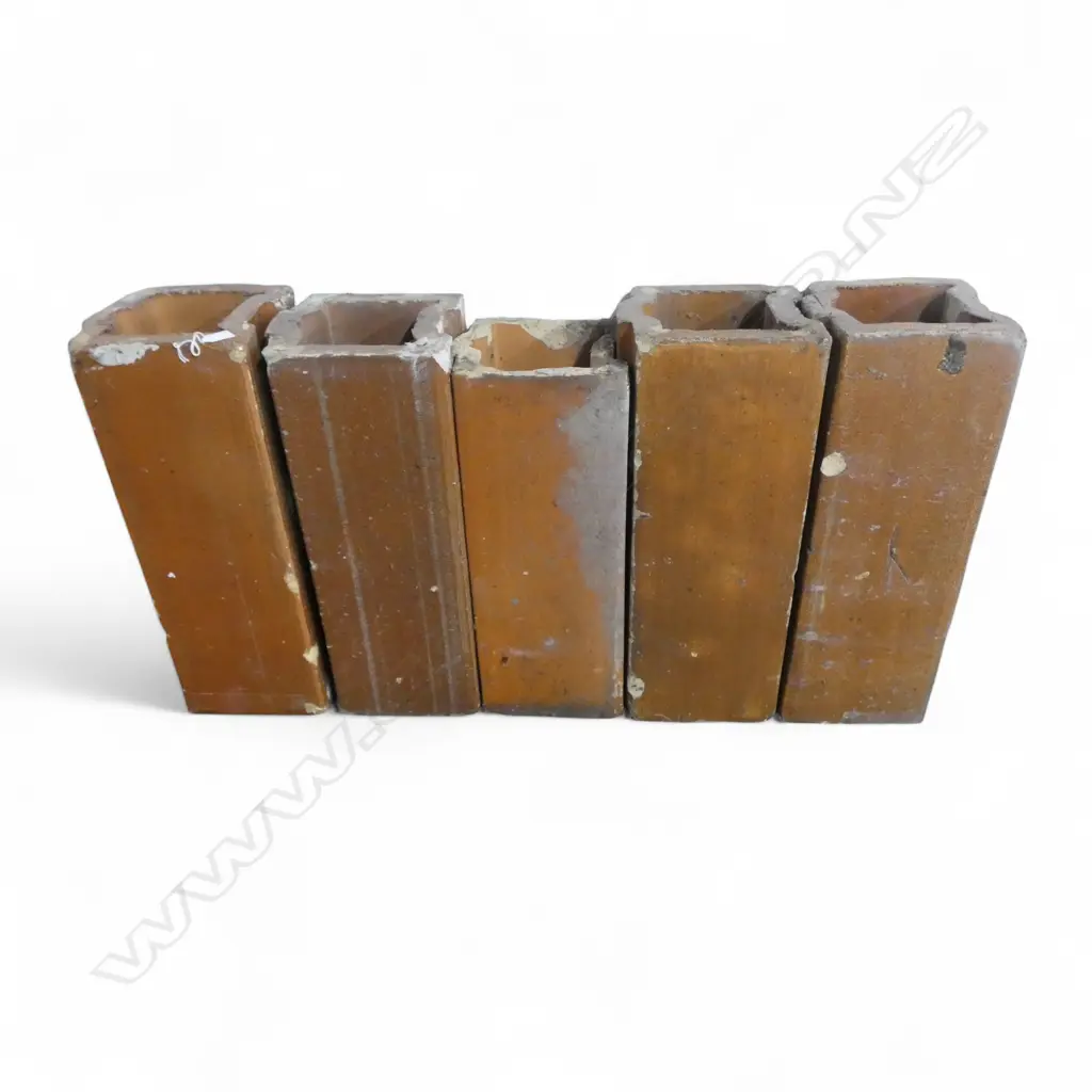5 salt glazed crumb brick square pipes l600mm Image 1++