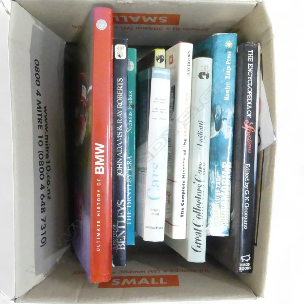 9 CAR BOOKS; BMW, BENTLEY, CLASSICS ETC Image 1++