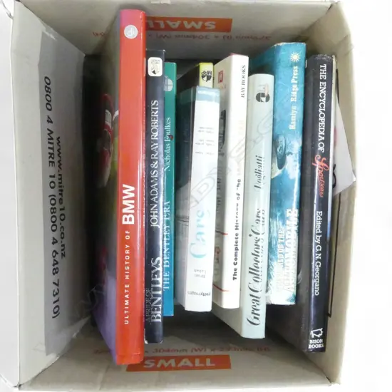 9 CAR BOOKS; BMW, BENTLEY, CLASSICS ETC