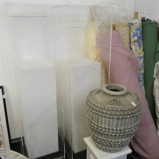 tall perspex display unit as light h1510mm