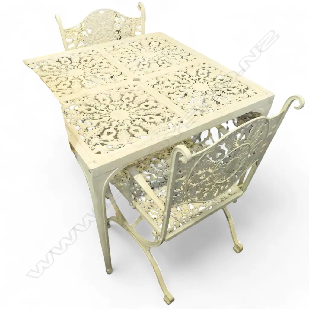 MASPORT ENDERSLEA PALLISER ALUMINIUM TABLE & 2 CHAIRS 890x890x735mm Image 1++