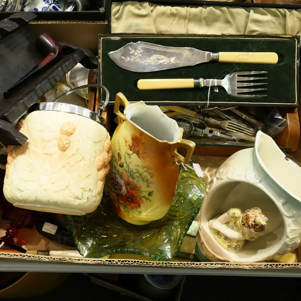 ASST. COLLECTABLES Incl. CHINA, POTTERY, SILVER PLATE etc Image 1++
