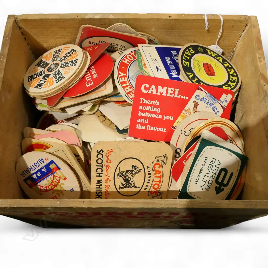 ASST. ADVERTISING BAR COASTERS Image 1++