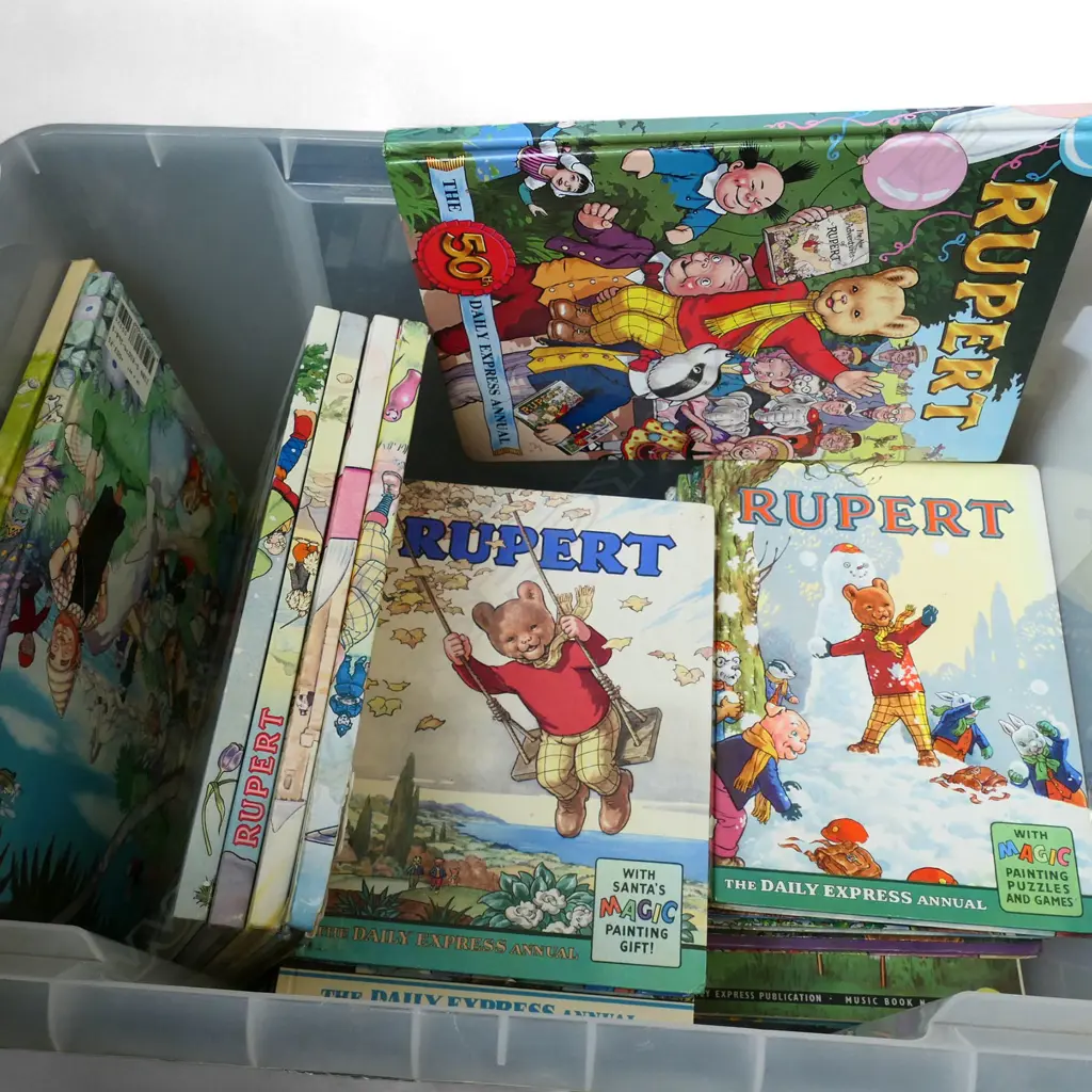 RUPERT BEAR ANNUALS, 1950s ONWARDS, 27 APPROX Image 1++