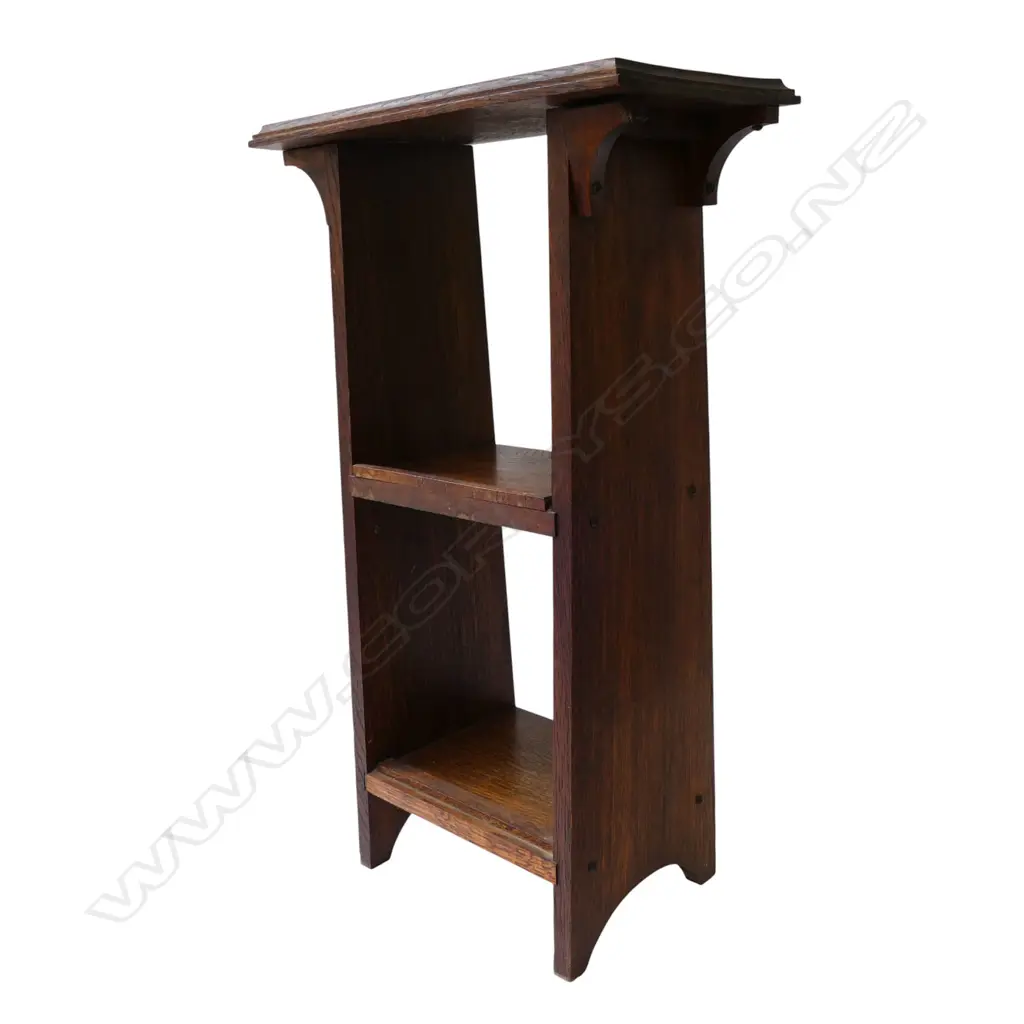 EARLY 20thC OAK SIDE TABLE 415x210x690mm Image 1++