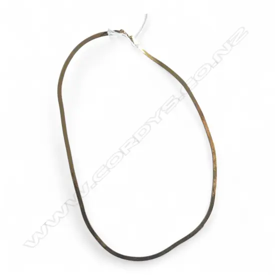 14ct YELLOW GOLD FLAT LINK NECKLACE 6.665gms