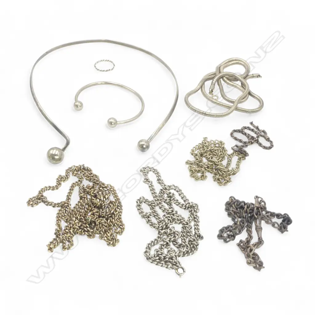ASST. SILVER COLOUR & METAL JEWELLERY Image 1++