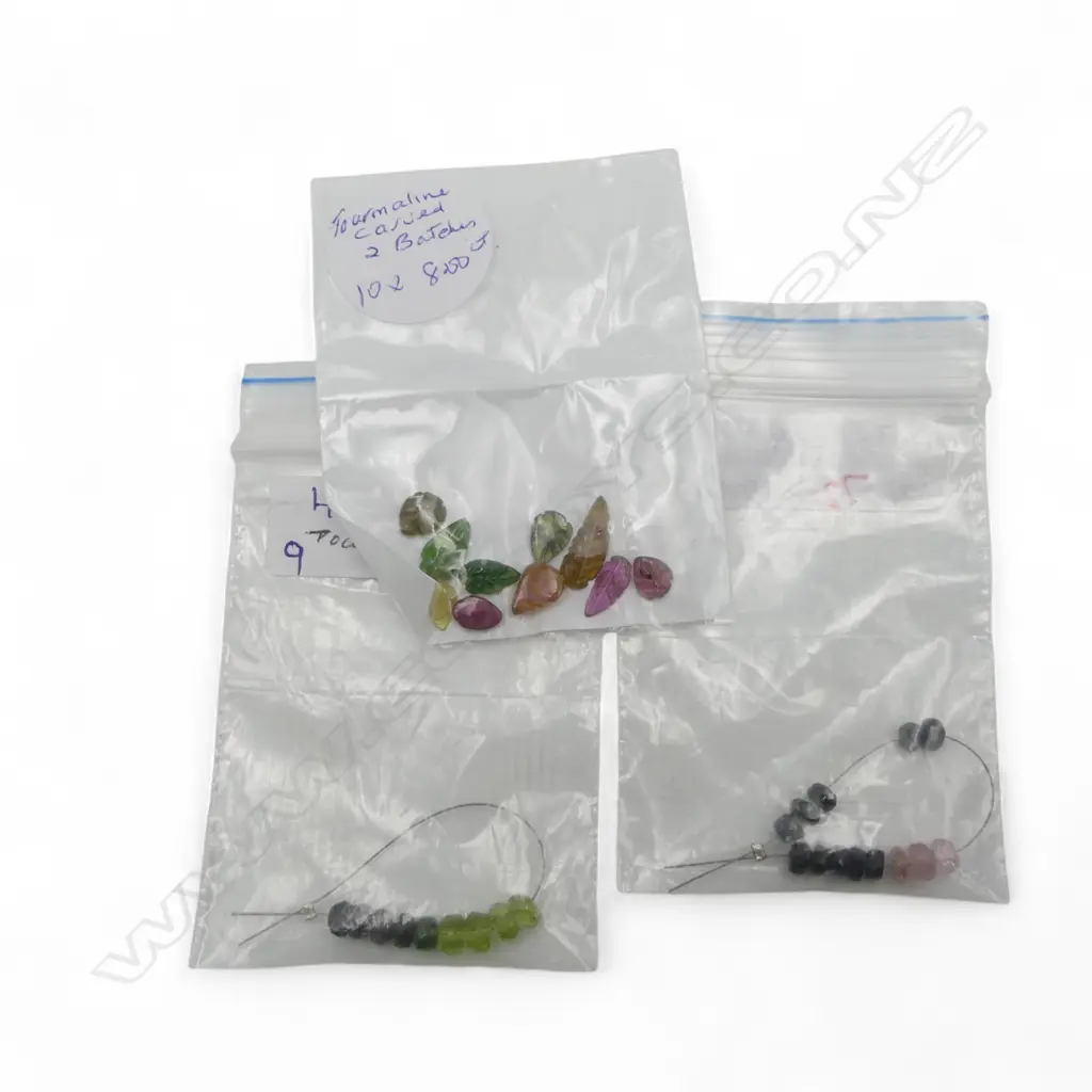 LOOSE TOURMALINES,  10 leaf cut Image 1++