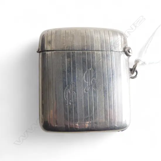 STG SILVER VESTA CASE, BIRMINGHAM 1910, 27gms