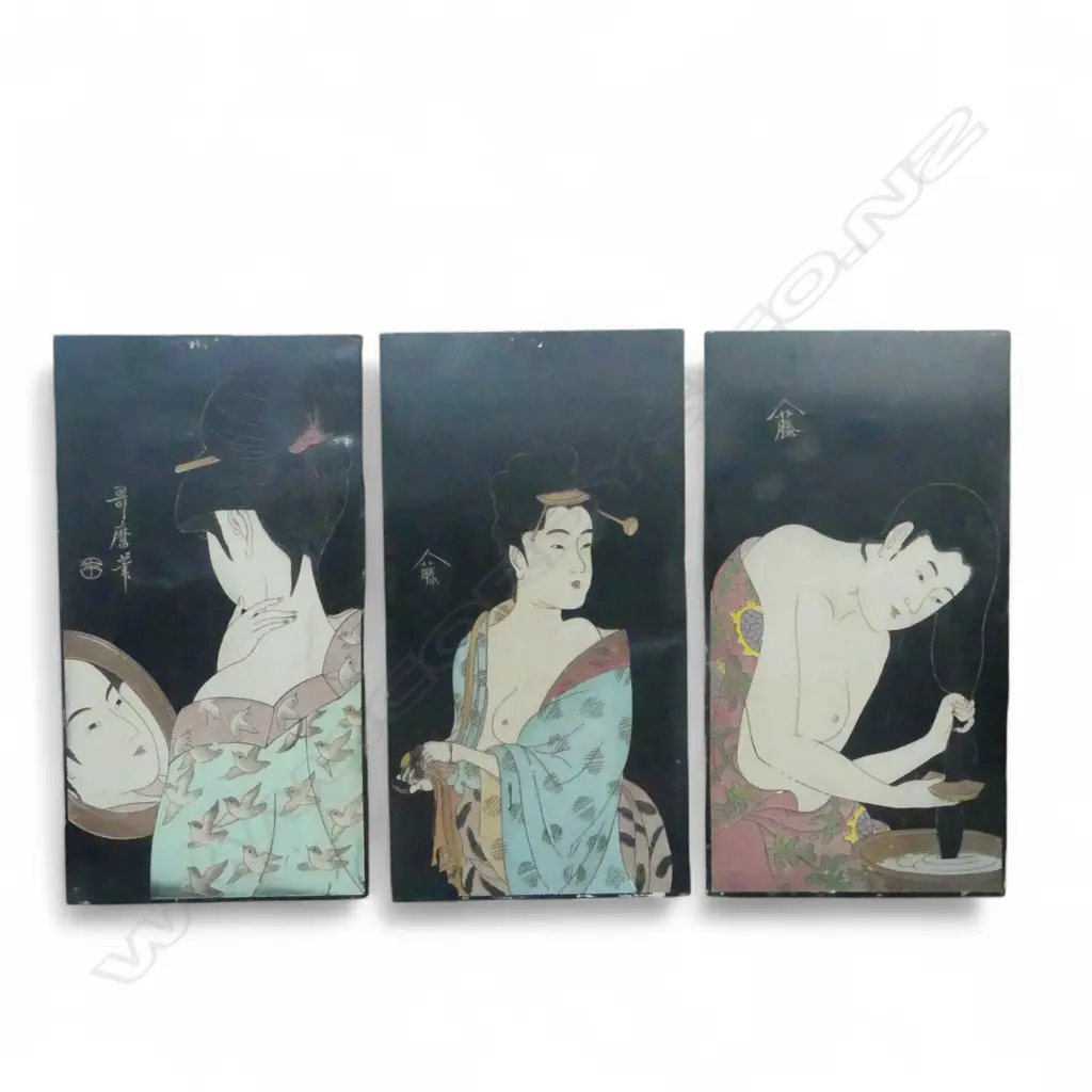 JAPANESE 3 PANEL ARTWORK 765x405mm each Image 1++