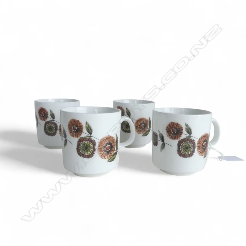 SET OF FOUR VINTAGE JOHNSON BROS. CUPS Image 1++