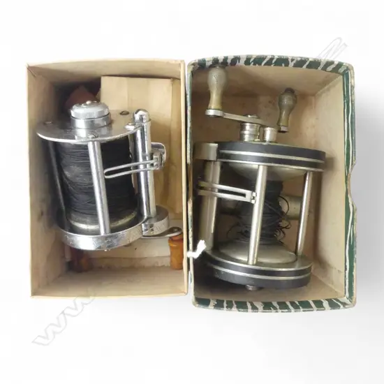 2 BOXED REELS; PFLUEGER SILKAST + 'KING LEVEL-WINDING'