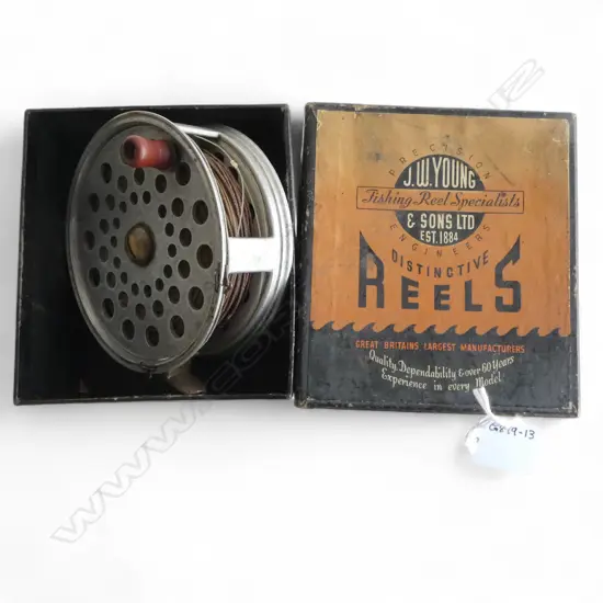 BOXED J.W. YOUNG & SONS Ltd FRESHWATER REEL, 4 THE PRIDEX MEDIUM WIDTH