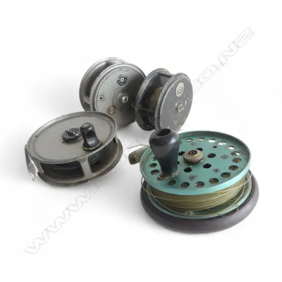 4 FRESHWATER REELS; PRIDEX, CONDEX & 2 OTHERS