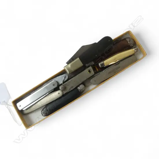 13 ASST. POCKET KNIVES; TORTOISE SHELL etc