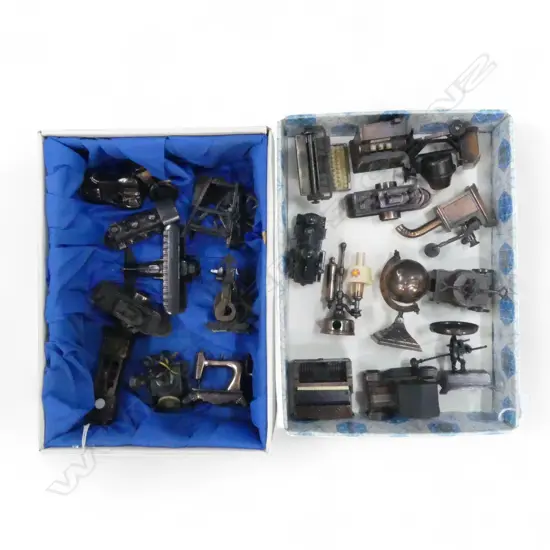 COLLECTION OF 21 CAST METAL PENCIL SHARPNERS H70 AVERAGE