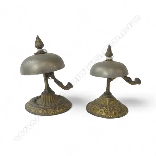 2  Victorian Counter Top Bells