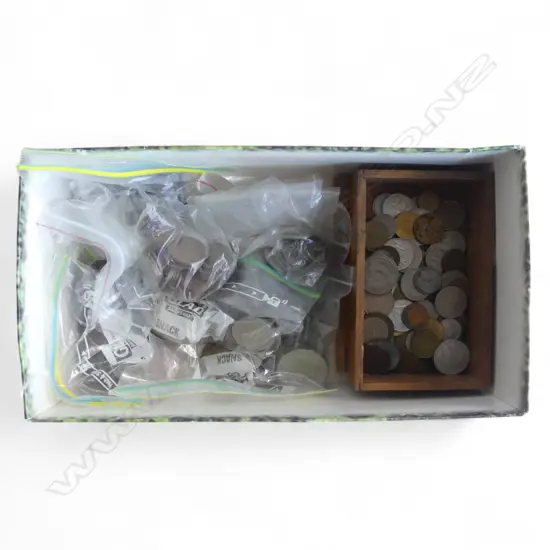 ASST. WORLD COINS OF MOSTLY GREAT BRITAIN & NORTHERN IRELAND