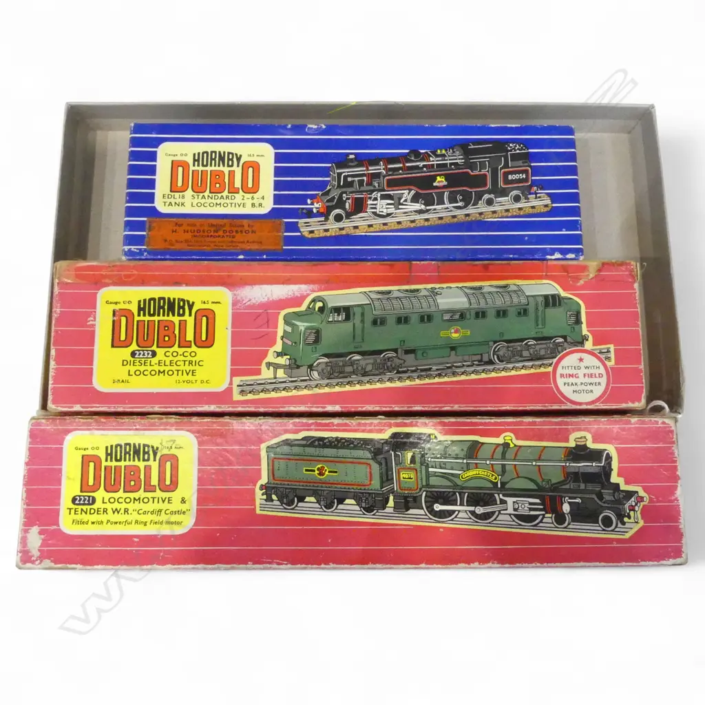 3 BOXED HORNBY DUBLO OO GAUGE ENGINES Image 1++