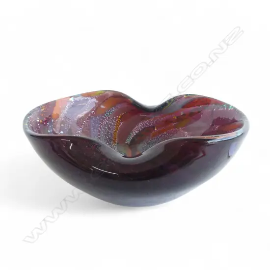 ITALIAN MURANO GLASS MILLE FIORE BOWL DIA150MM