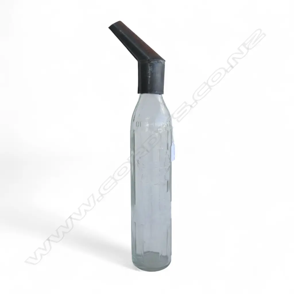 GLASS SHELL 1 QUART MOTOR OIL BOTTLE H.460mm Image 1++