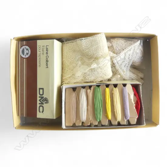 ASST. VINTAGE DOILIES & STRING