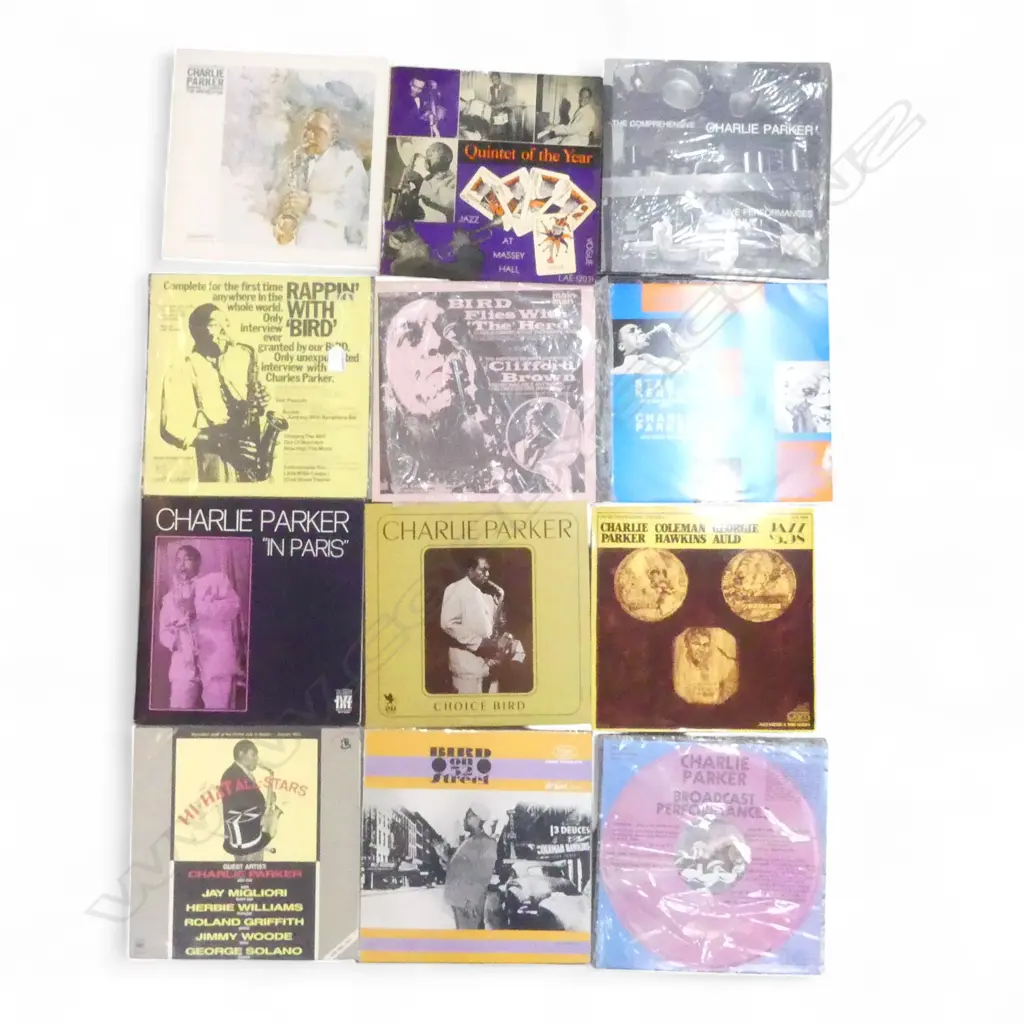 ASST. CHARLIE PARKER JAZZ LPs  Provenance: Ex Collection Wellington Choy Image 1++