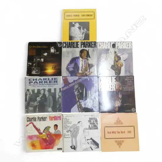 ASST. CHARLIE PARKER JAZZ LPs  Provenance: Ex Collection Wellington Choy