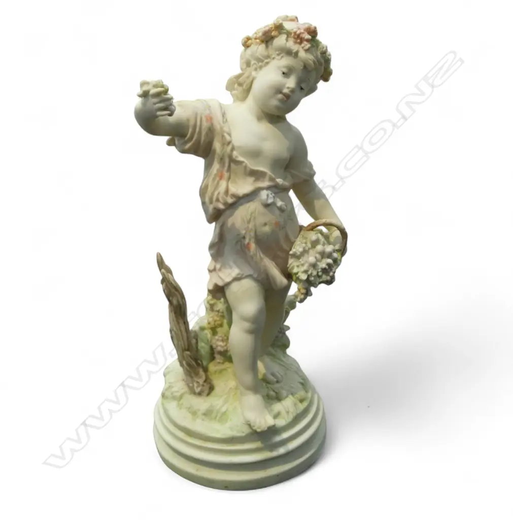 20thC FRENCH RESIN FIGURE signed A. MOREAU H.470mm Image 1++