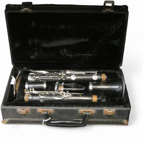 OLD CASED CLARINET 