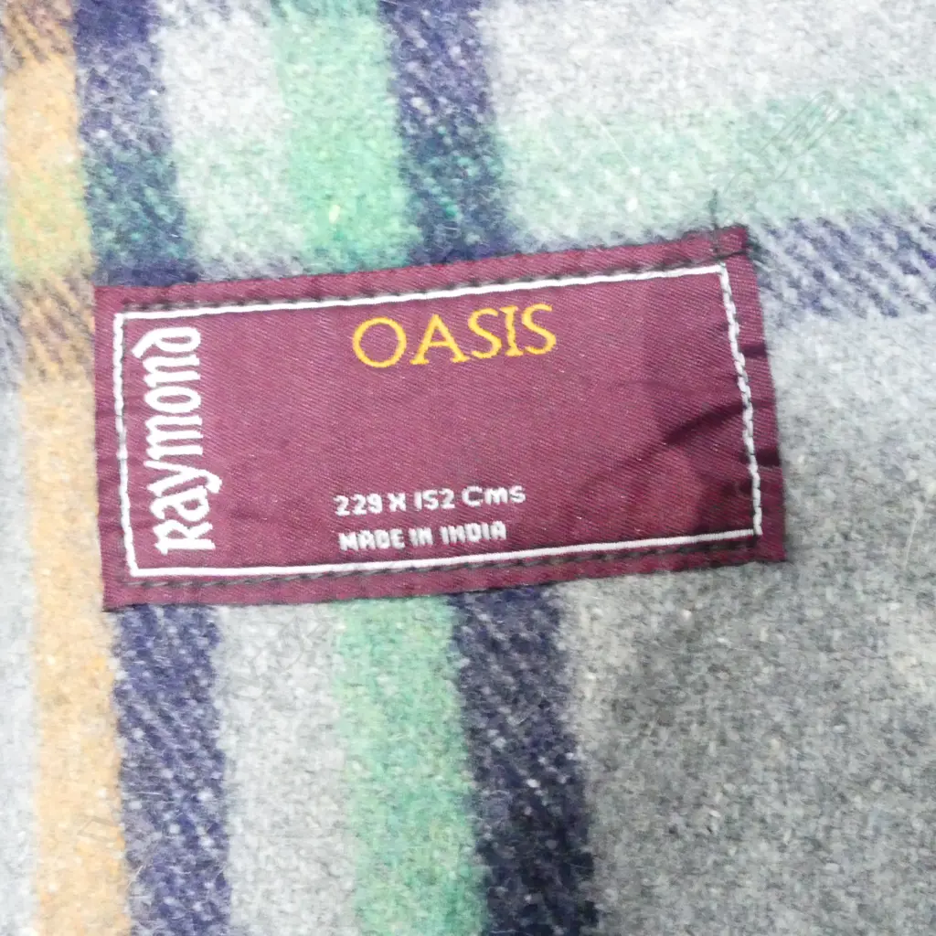 3 BLANKETS; 2 WOOL, 1 BLACK MOHAIR Image 1++