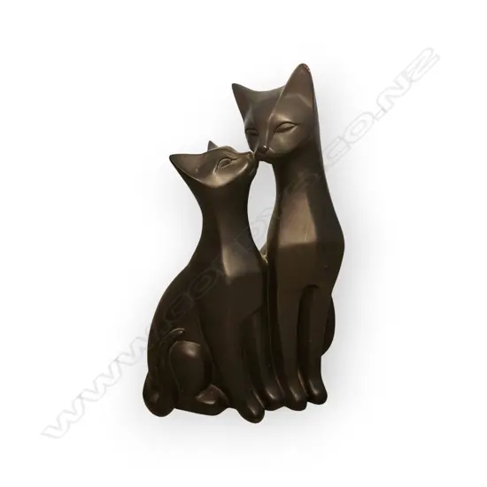 BLACK CAT FIGURINES