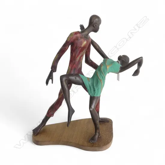 BRONZE DANCING COUPLE H.440mm