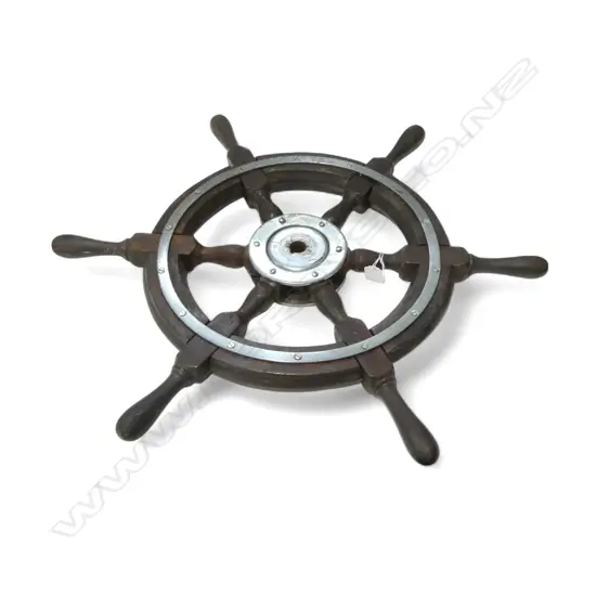 WOODEN SHIPS WHEEL Dia.600mm