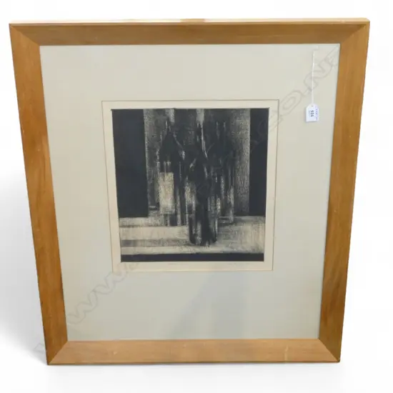 JOHN DRAWBRIDGE (1930-2005) 'BOTTLES No.II' ETCHING 27/50 SIGNED & DATED 1976 - 81 375x335mm