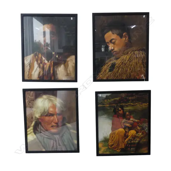 4 FRAMED & GLAZED PRINTS AFTER C.F GOLDIE. 540 x 450mm