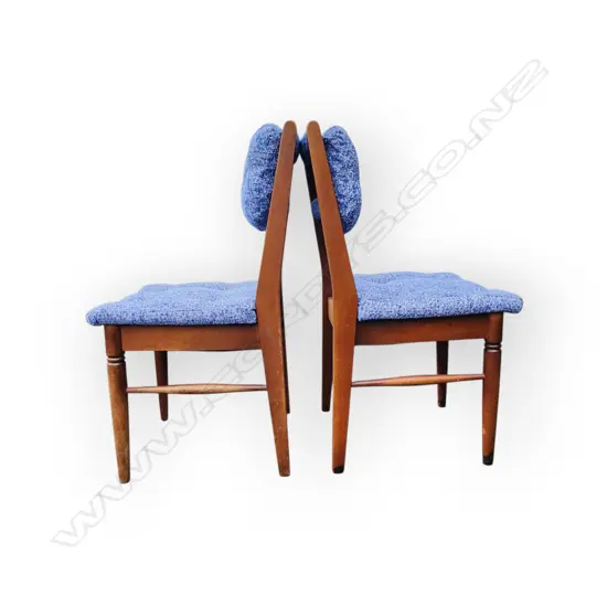 PAIR OF MID-CENTURY ITALIAN TEAK CHAIRS