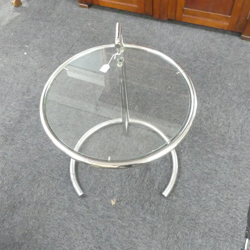 REPRODUCTION EILEEN GRAY SIDE TABLE E1027 Image 1++